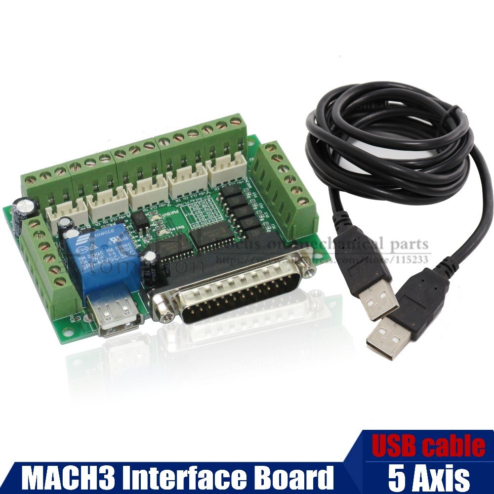   5A-MACH3 ̽  CNC 5   Ŀ÷    ̹ + USB ̺